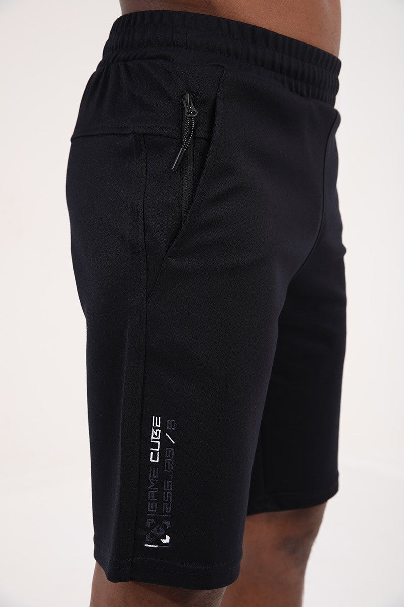 TMY Navy Blue Men's Shorts with Zipper Pocket Detail and Drawstring - 81202 - South Bend