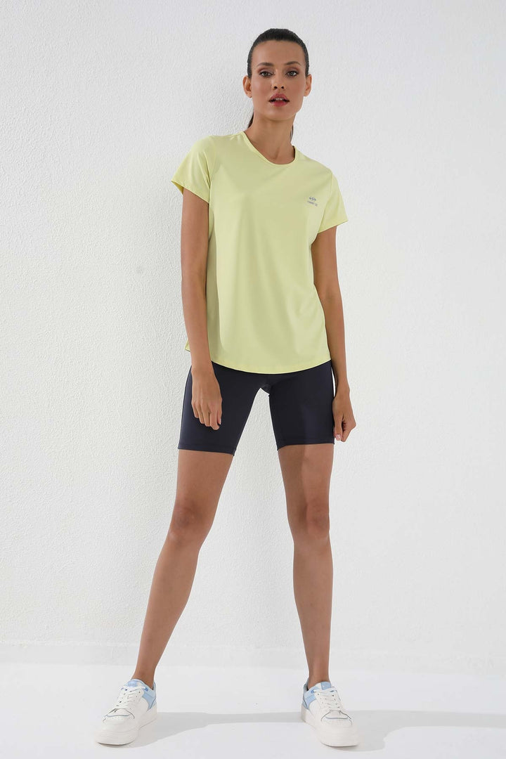 TMY Lemon Basic Short Sleeve Standard Fit Round Neck Women's T-Shirt - 97144 - Manhattan