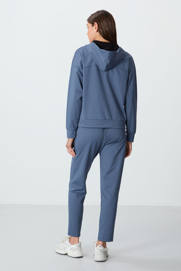 TMY Hooded Tracksuit with Hidden Pocket Detail Standard Fit Women's Tracksuit - 95306 - Caerphilly