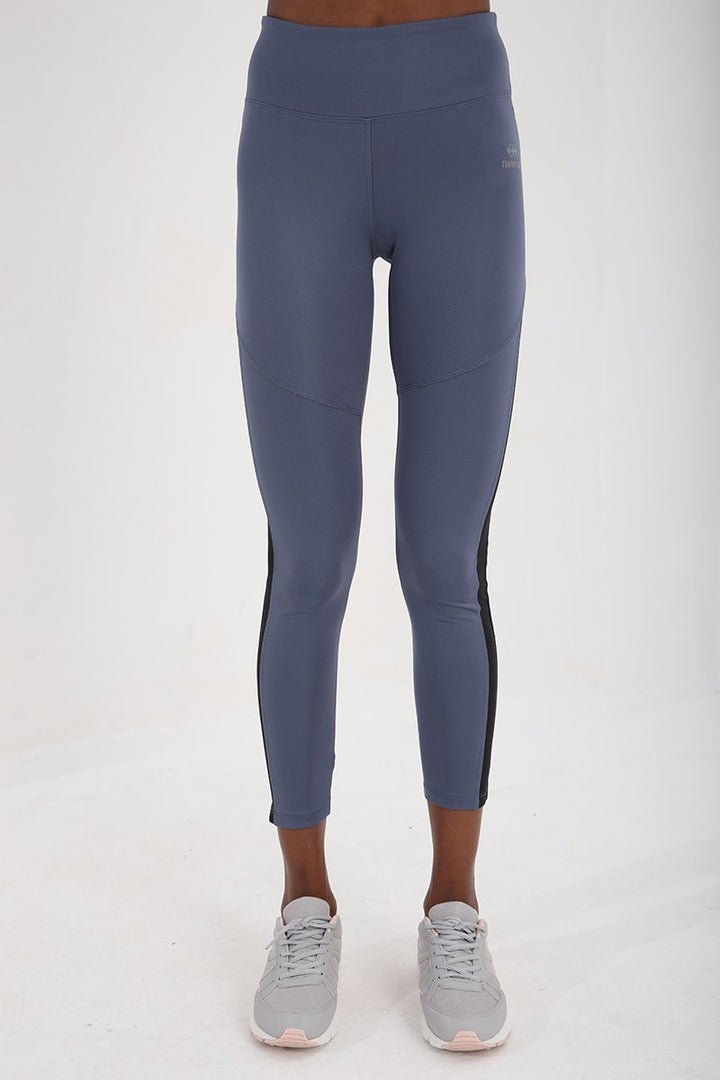 TMY Petrol High Waist Shaper Legging with Detailed Slim Fit Narrow Cuff - 94542 - Southampton