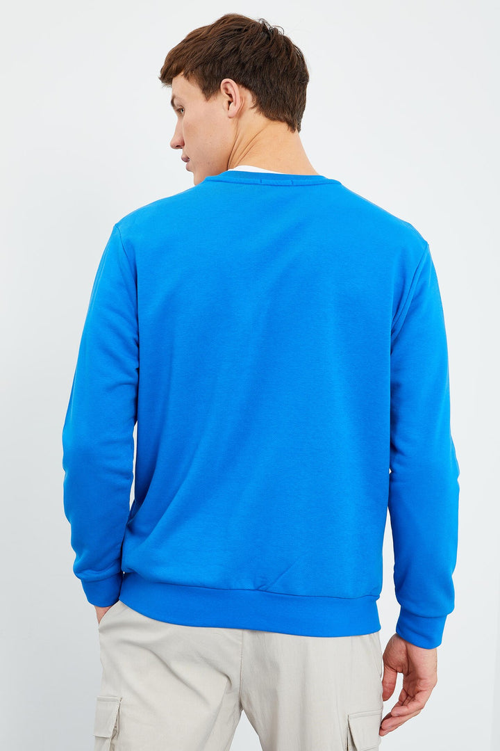 TMY Saks Men's Summer Printed O Neck Comfort Fit Sweatshirt - 88037 - Gela