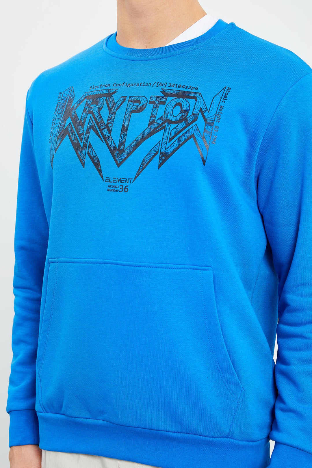 TMY Saks Men's Summer Printed O Neck Comfort Fit Sweatshirt - 88037 - Gela