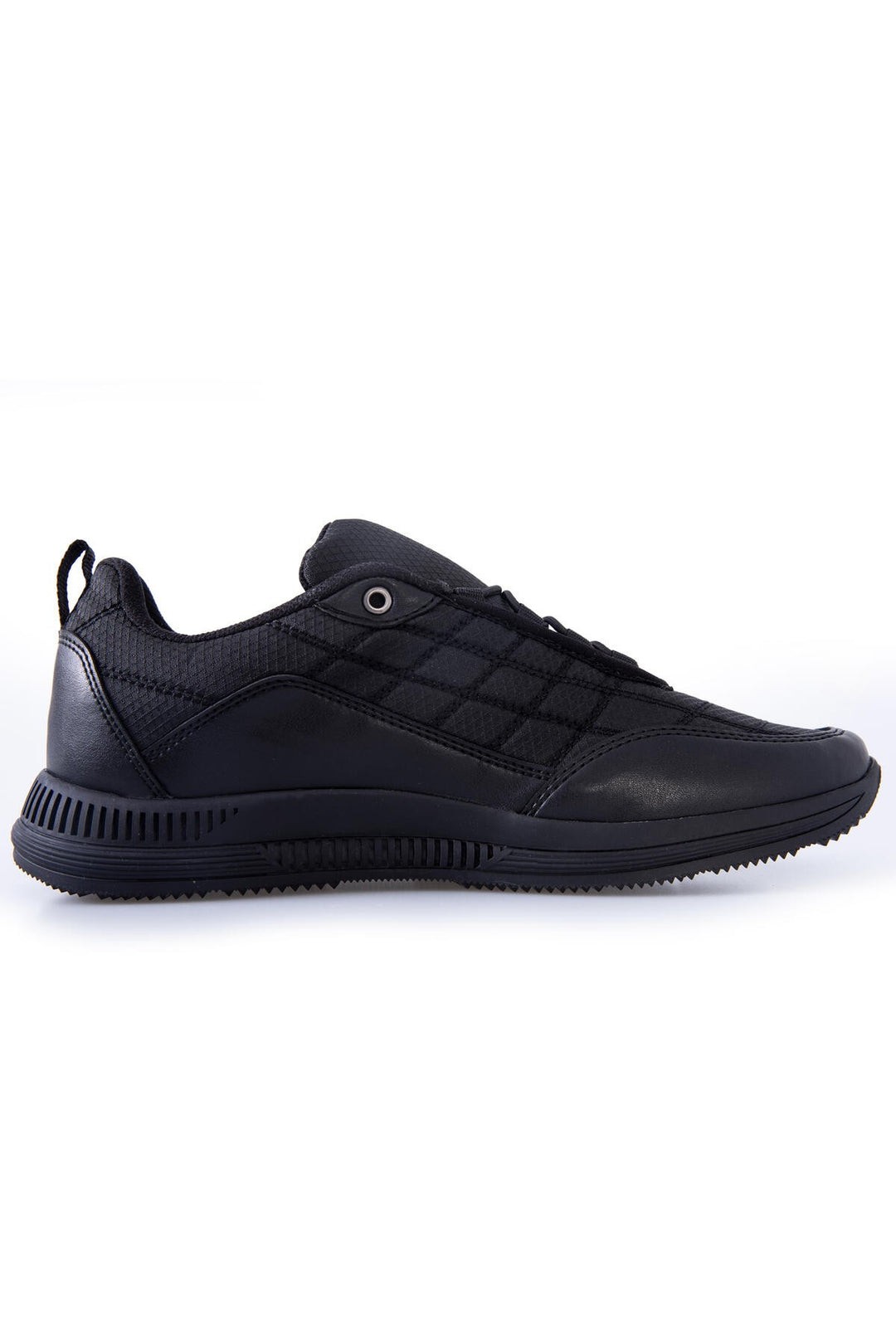 TMY Men's Sport Shoes with Black Laces and Quilted Faux Leather Details - 89096 - San Luis de la Paz
