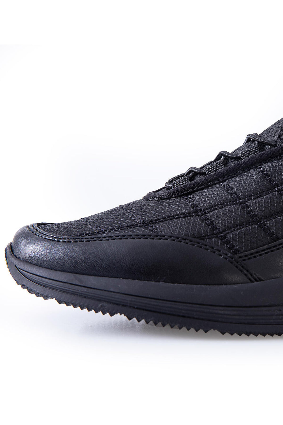 TMY Men's Sport Shoes with Black Laces and Quilted Faux Leather Details - 89096 - San Luis de la Paz