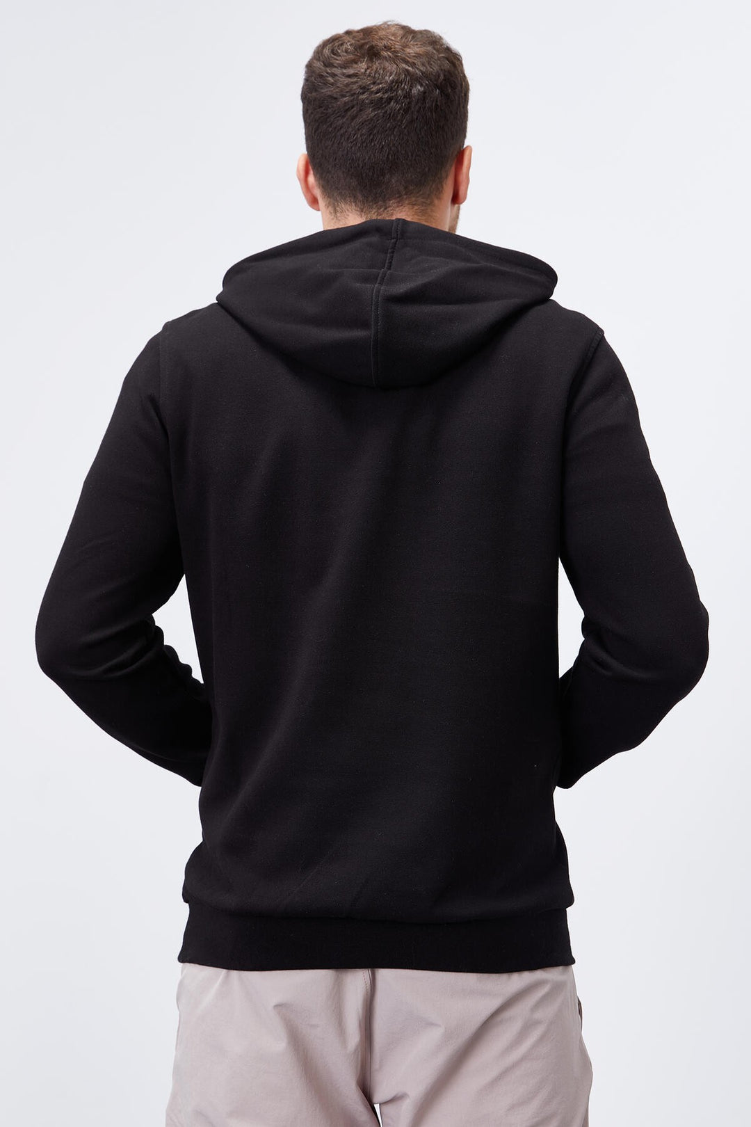 TMY Black Kangaroo Pocket Standard Fit Hooded Men's Sweatshirt - 87883 - Hornchurch