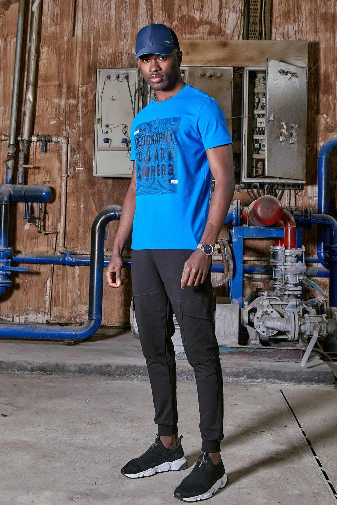 TMY Black Cargo Slim Fit Jogger Men's Sweatpants - 84796 - Costa Mesa