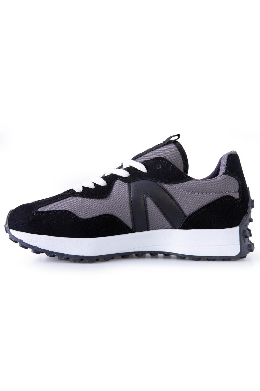 TMY Black Mushroom Heel Detailed Lace-Up Men's Sneakers - 89095 - Santa Ana Nextlalpan