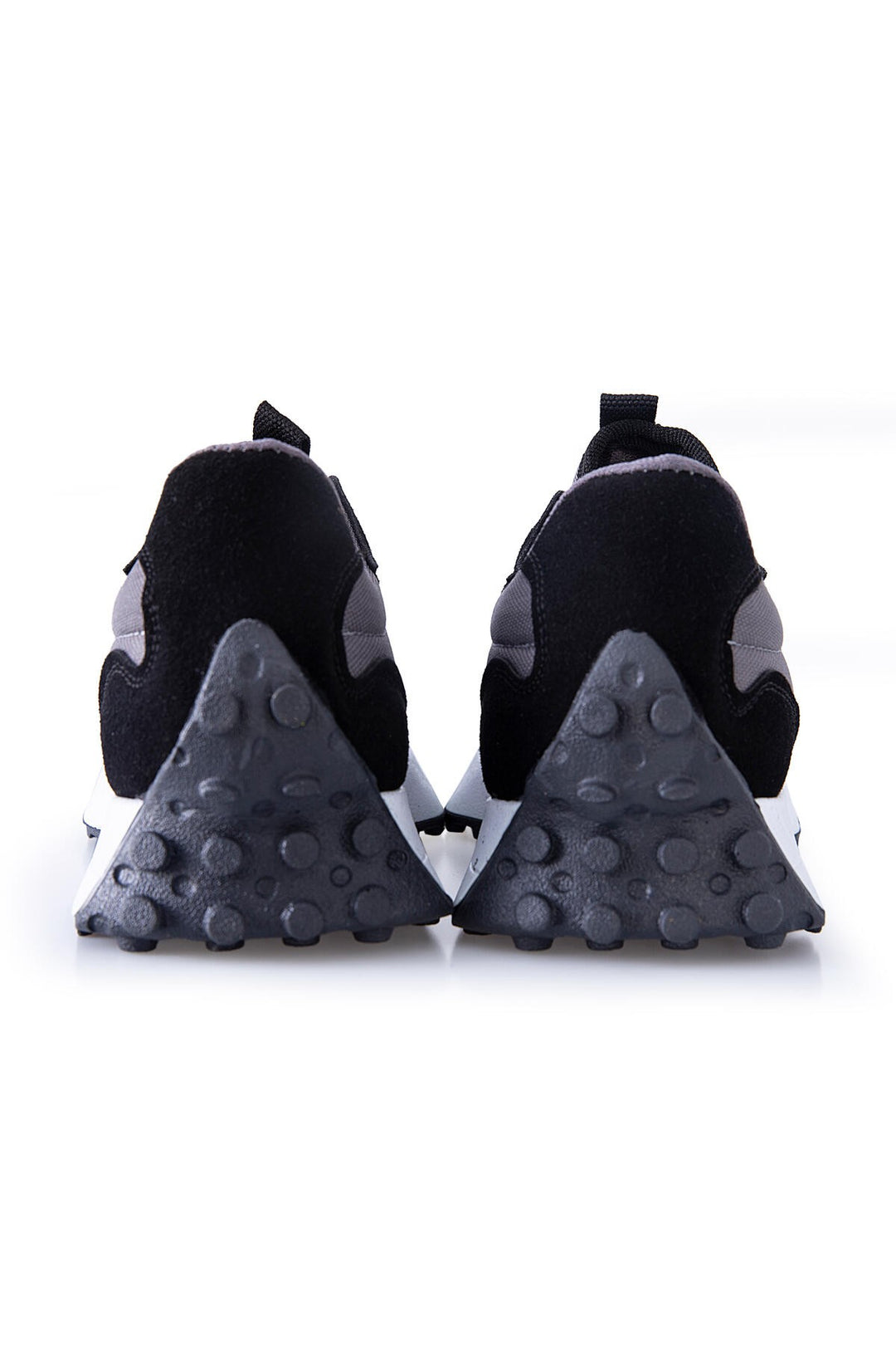 TMY Black Mushroom Heel Detailed Lace-Up Men's Sneakers - 89095 - Santa Ana Nextlalpan