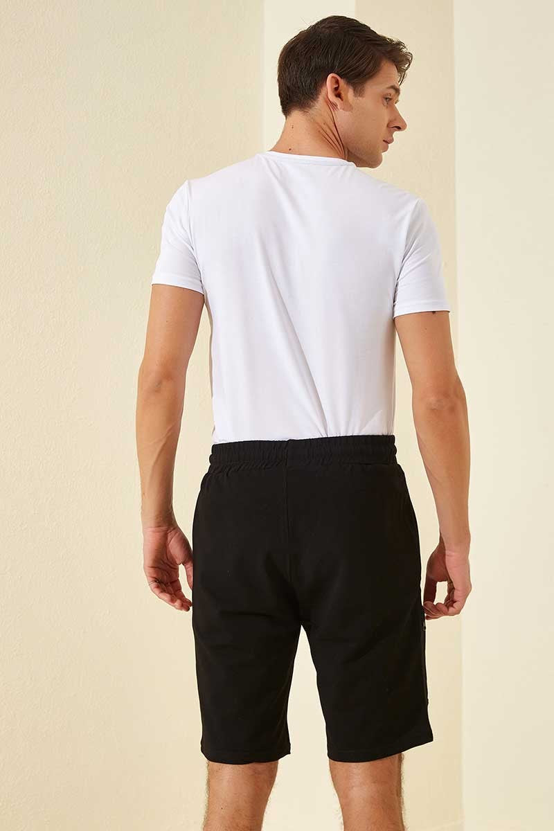 TMY Black Text Printed Standard Mold Men's Shorts - 81155 - Wentzville