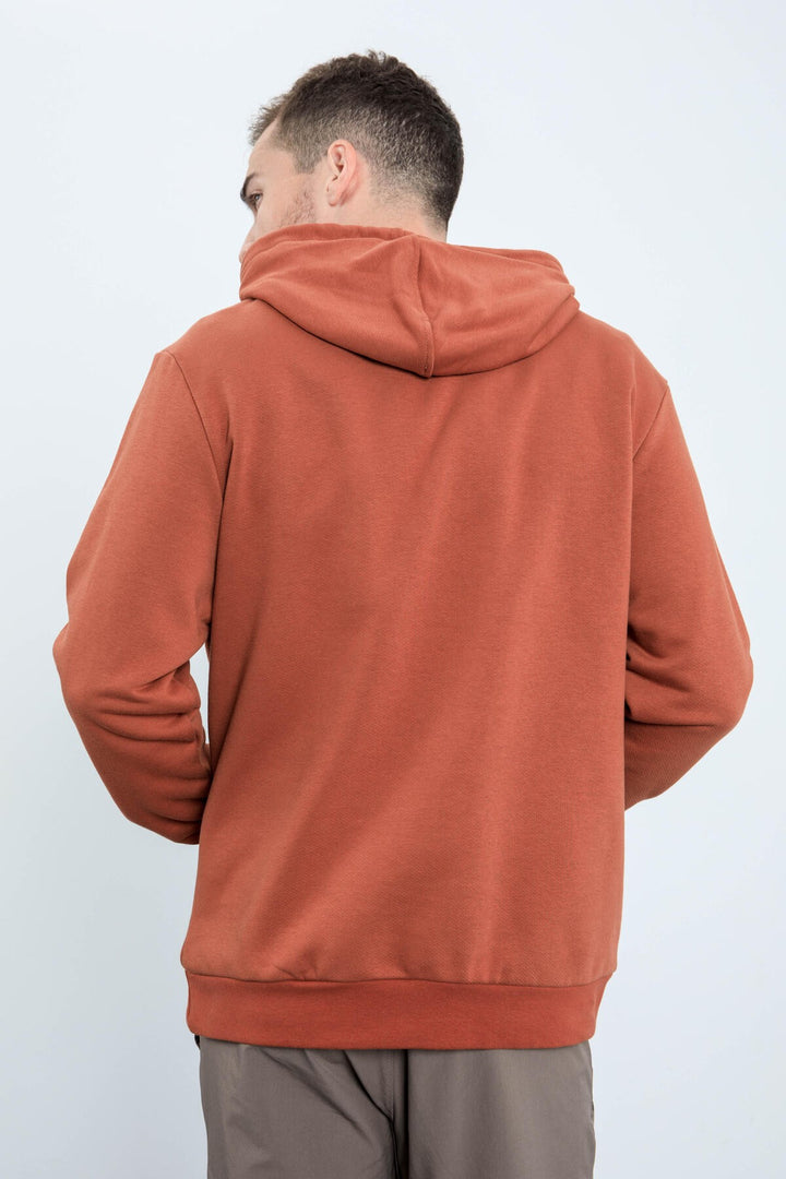 TMY Cinnamon Graffiti Printed Hooded Comfort Fit Men's Sweatshirt - 88031 - Vestavia Hills