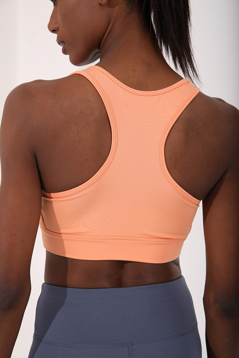 TMY Yavruagzı Back Detailed Slim Fit U Neck Women's Sports Bustier - 97120 - Davie