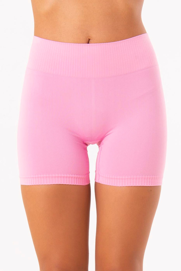BSL Women Rib-Knit Cuffed Mini Shorts - Annapolis