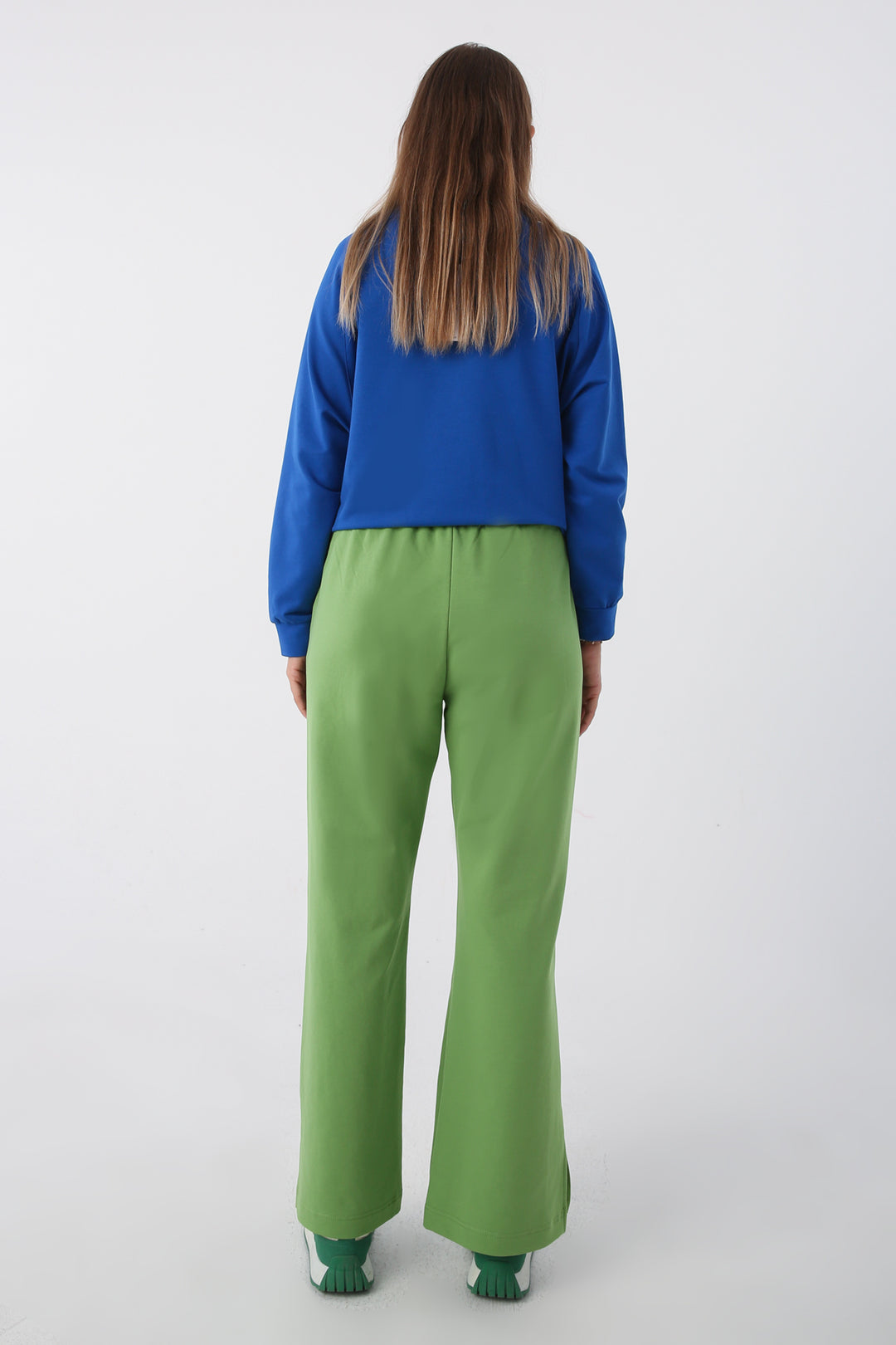 TLD Women Allday Green Sweatpants with Slits - Lakeland