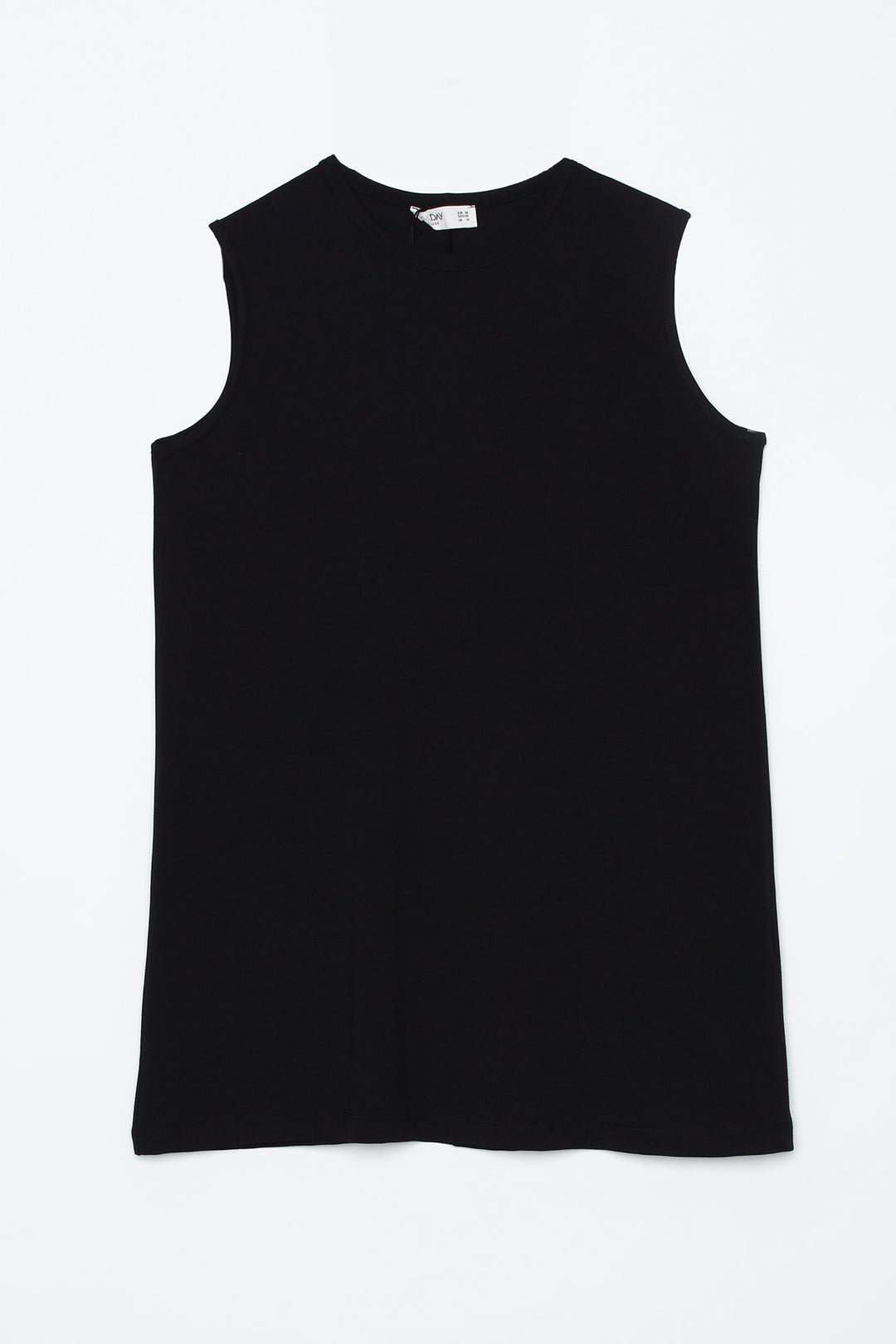 TLD Women Allday Black Printed Sleeveless T-shirt Tunic - Prattville