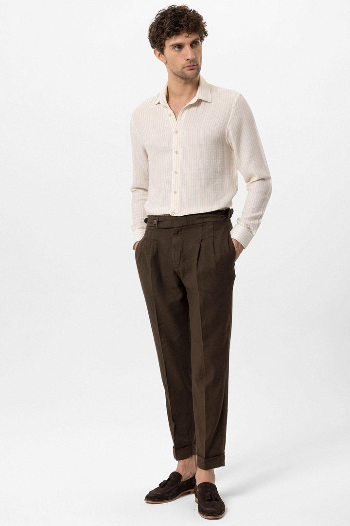 ANT Cotton Striped Men's Shirt - Meerbusch
