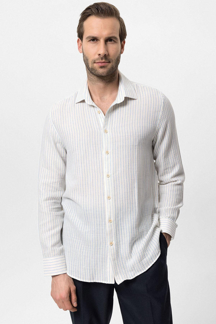 ANT Cotton Striped Men's Shirt - Pearland