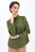 TLD Women Allday Haki Secret Buttoned Shirt Tunic - Burbank