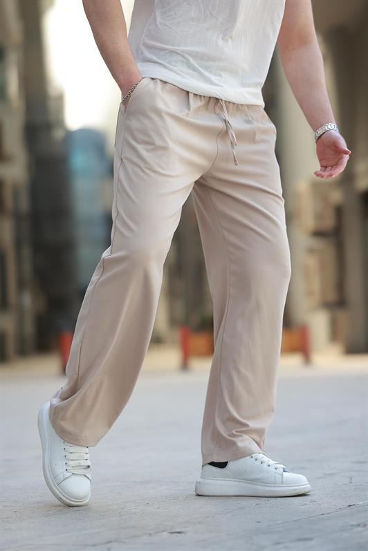 MDX Beige Adjustable Comfort Fit Men's Pants E6564 - Palmela