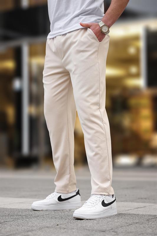 MDX Beige Straight Leg Men's Pants E6556 - Auburn