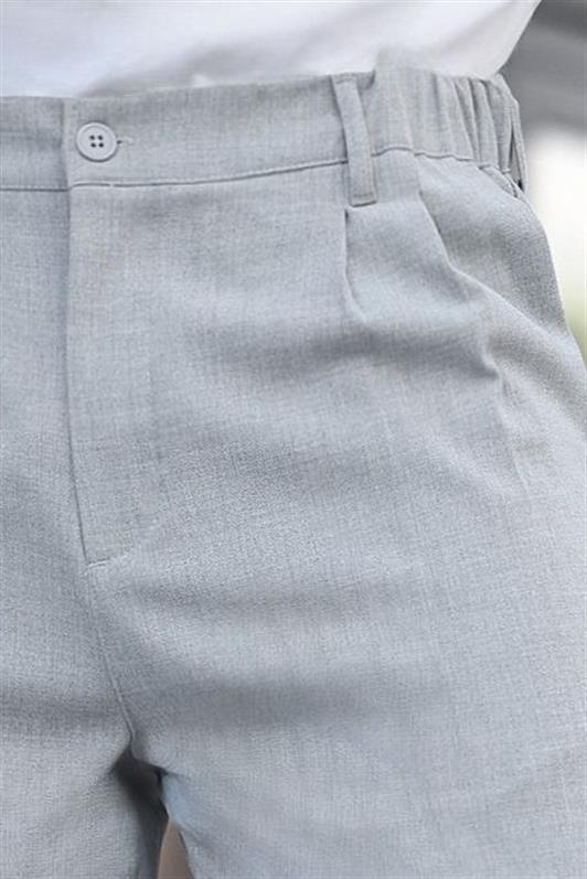 MDX Gray Comfort Fit Men's Fabric Trousers E6577 - Rowlett