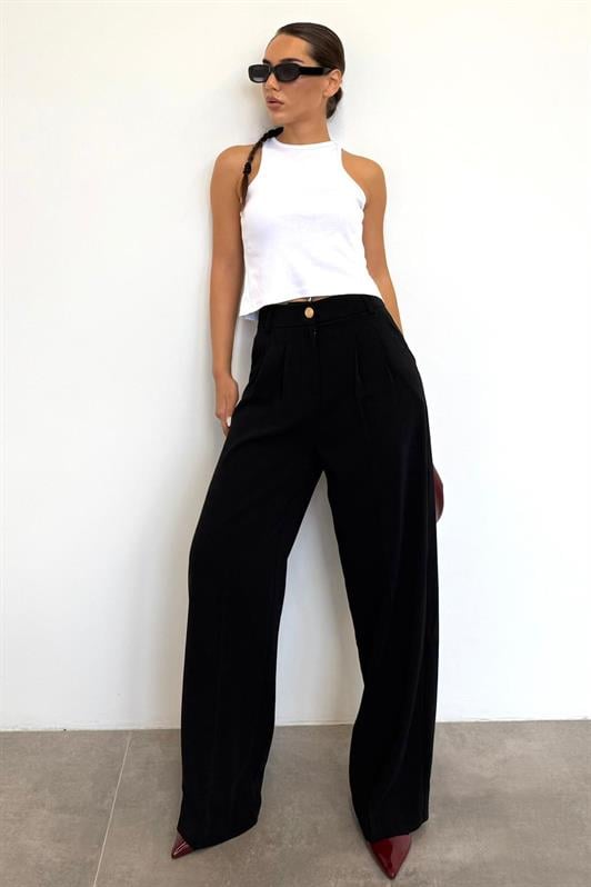 MDX Black Women's Palazzo Pants Mg2525 - Cuyahoga Falls