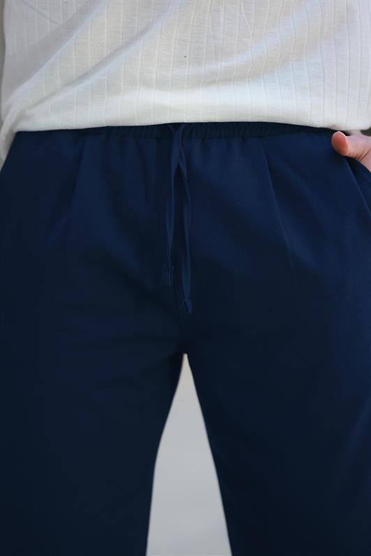 MDX Navy Blue Adjustable Comfort Fit Men's Pants E6564 - Levittown