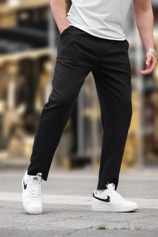 MDX Black Straight Leg Men's Pants E6556 - Laeken