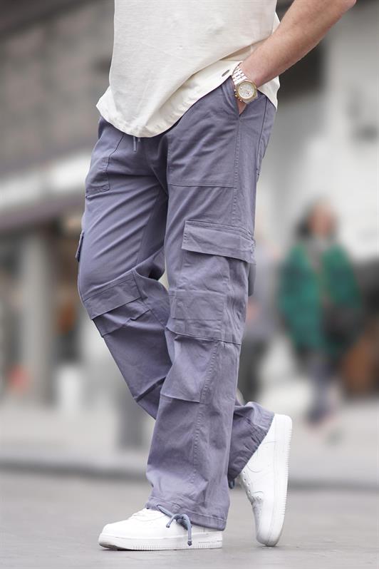 MDX Smoke Wide Leg Cargo Pocket Men's Pants 6826 - Sayula