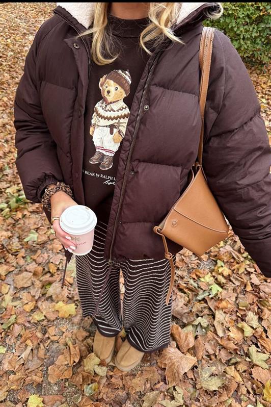 MDX Brown Striped Knit Women's Pants MG2609 - Pompano Beach