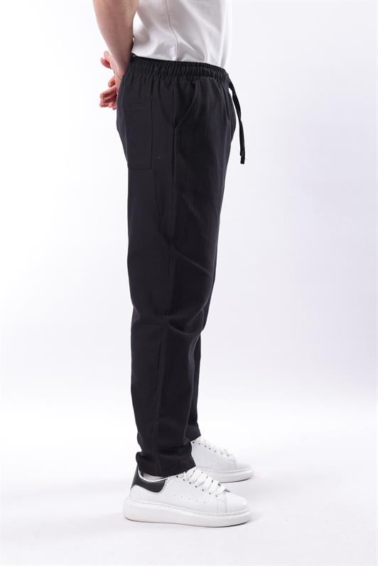 MDX Madmext Black Slim Fit Men's Pants E6558 - Haguenau
