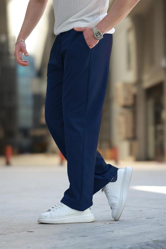 MDX Navy Blue Adjustable Comfort Fit Men's Pants E6564 - Levittown
