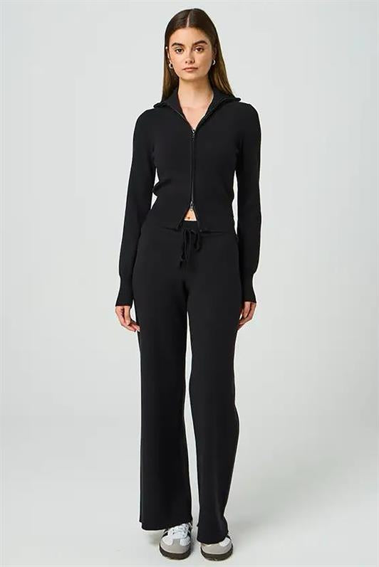 MDX Black High Waisted Adjustable Wide Leg Pants MG2089 - Troy