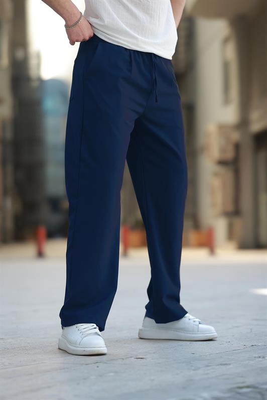 MDX Navy Blue Adjustable Comfort Fit Men's Pants E6564 - Levittown