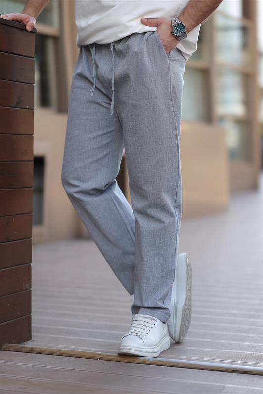 MDX Navy Blue 100% Cotton Comfort Fit Men's Trousers E6565 - West Allis