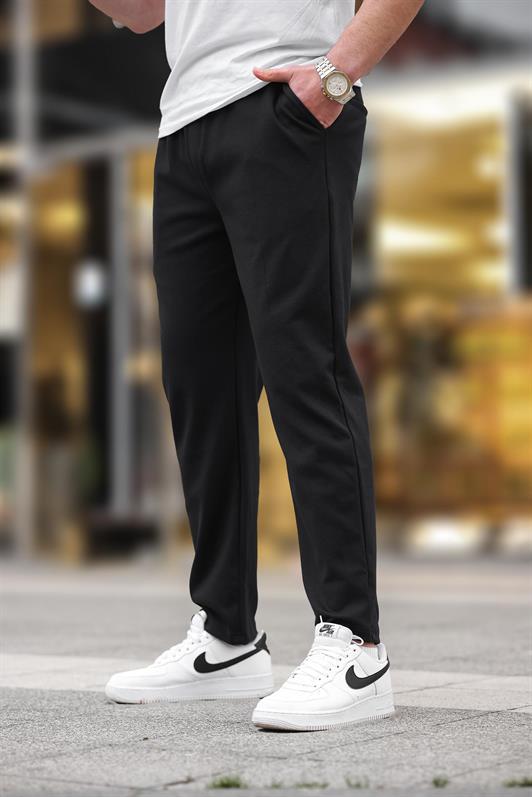 MDX Black Straight Leg Men's Pants E6556 - Laeken