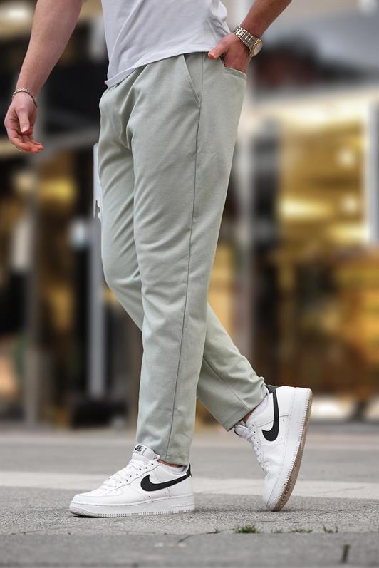 MDX Unripe Green Straight Leg Men's Trousers E6556 - Nicolás Romero