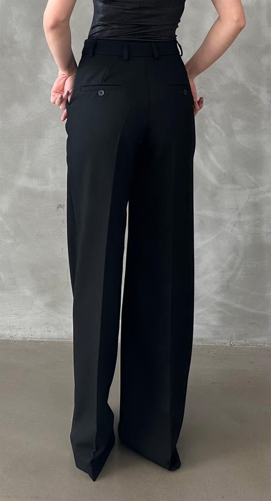 MDX Black High Waist Fabric Pants MG2285 - Jeffersonville