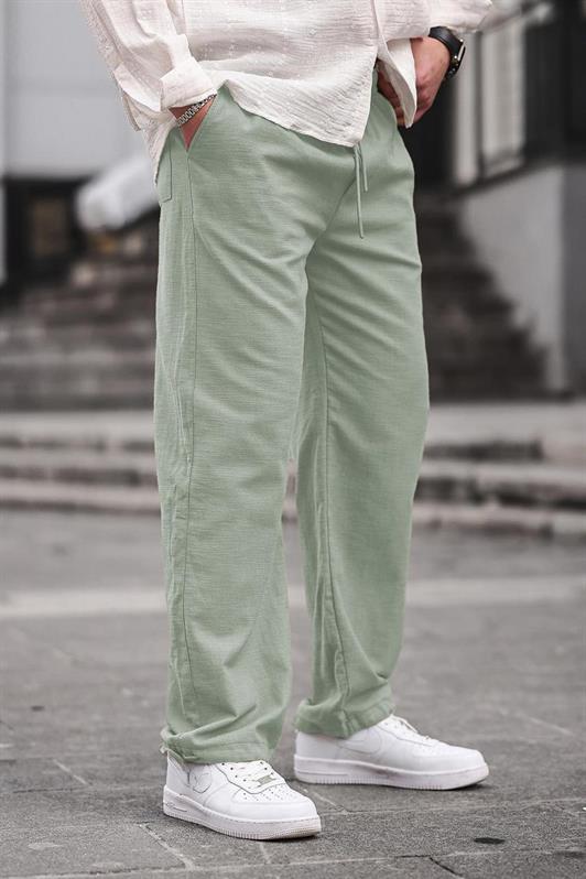 MDX Men's Sage Green Pants with Cuff Detail 6532 - Heist-op-den-Berg