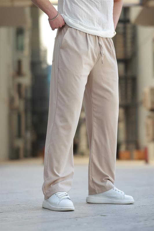 MDX Beige Adjustable Comfort Fit Men's Pants E6564 - Palmela