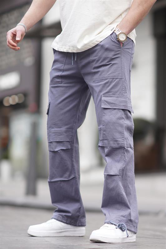 MDX Smoke Wide Leg Cargo Pocket Men's Pants 6826 - Sayula