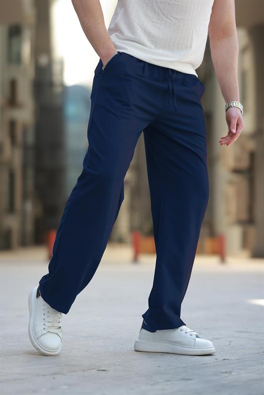 MDX Navy Blue Adjustable Comfort Fit Men's Pants E6564 - Levittown