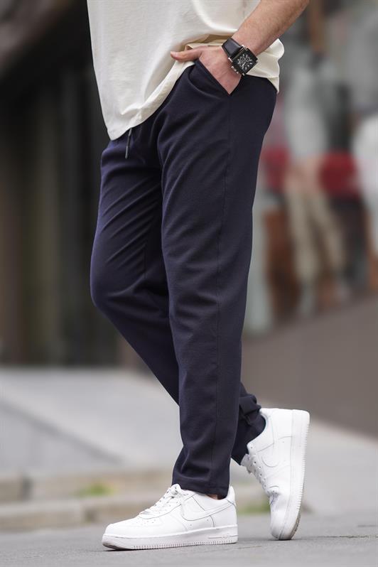 MDX Navy Straight Leg Men's Trousers 6535 - San Juan
