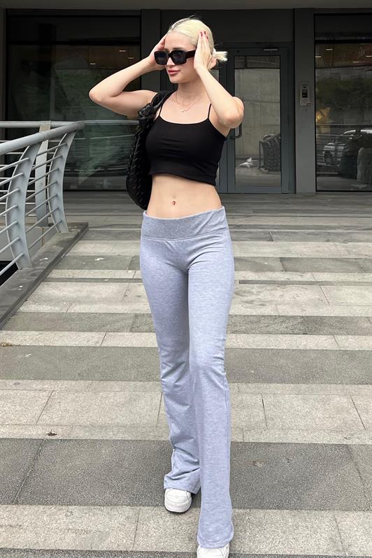 MDX Grimelanj White Thread High Waist Flared Pants MG2096 - Jaral del Progreso