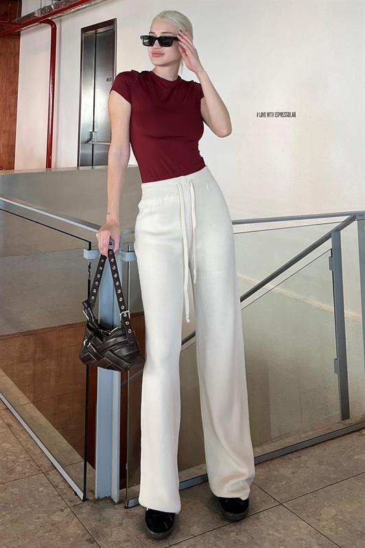 MDX Beige Adjustable Wide Leg Pants MG2089 - Lima