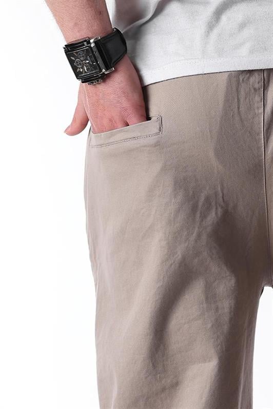 MDX Stone Color Wide Leg High Waisted Men's Pants E7403 - Dearborn Heights