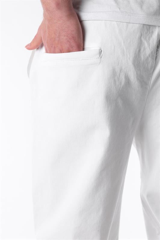 MDX Ecru Wide Leg High Waist Tie Waist Men's Pants E7403 - Bettendorf