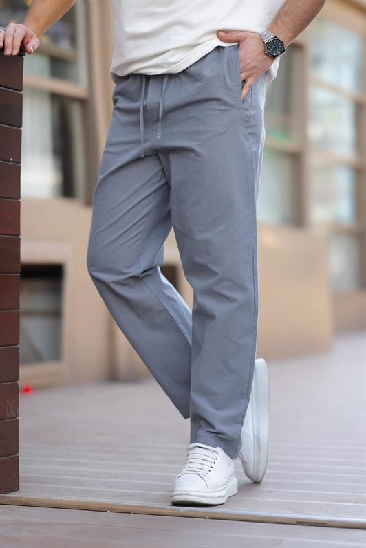 MDX Navy Blue 100% Cotton Comfort Fit Men's Trousers E6565 - West Allis