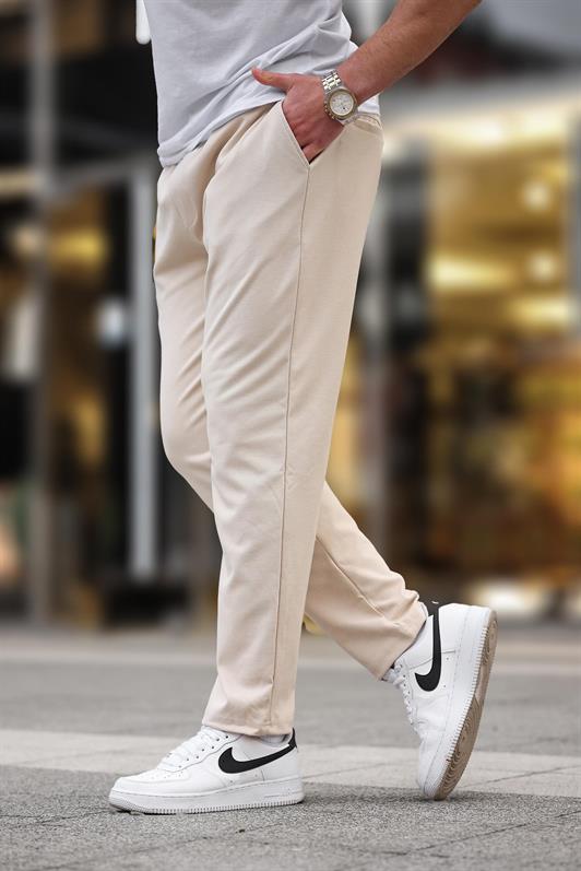 MDX Beige Straight Leg Men's Pants E6556 - Auburn