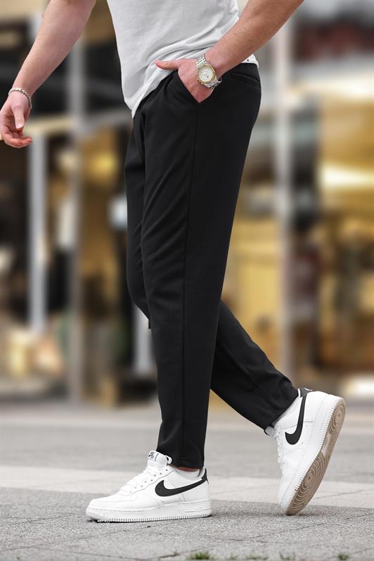 MDX Black Straight Leg Men's Pants E6556 - Laeken