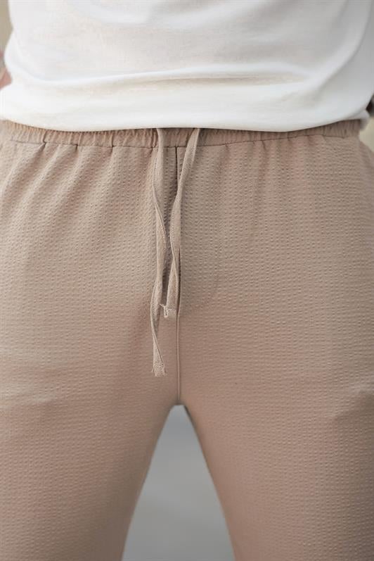 MDX Beige Regular Fit Men's Trousers E6572 - Görlitz